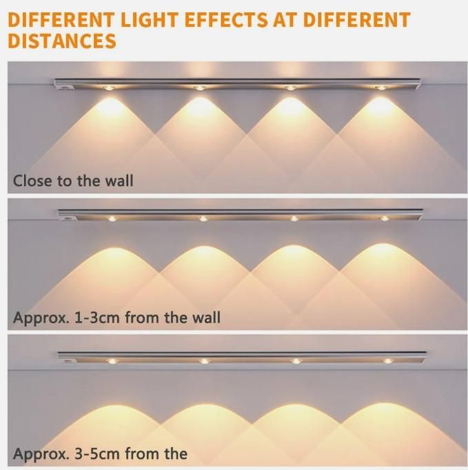 Rechargeable cabinet sensor light