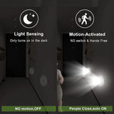 Motion Sensor Light for Home with USB Charging Wireless Self Adhesive LED Night Light	(Pack Of 2)